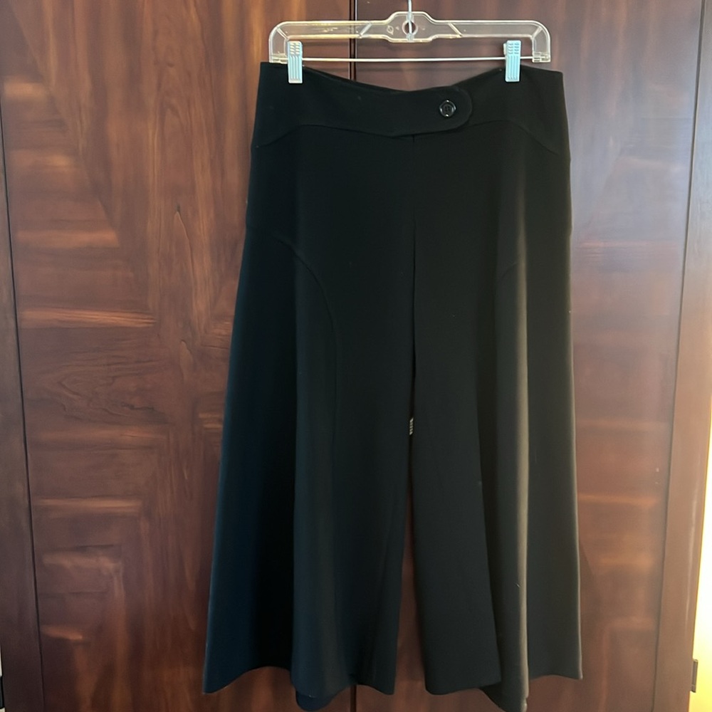Thalian Extract Black Wide Leg Cropped Pants- Size 4